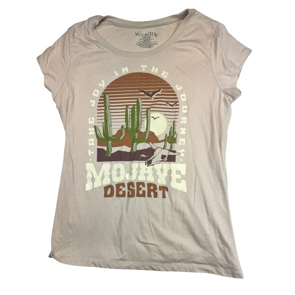 Wound Up Women's Mojave Desert Graphic T-Shirt Take Joy in‎ the Journey XXL - Picture 1 of 6